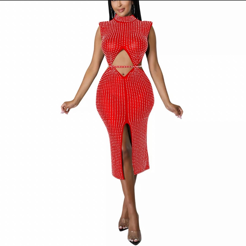 Mesh cocktail dress